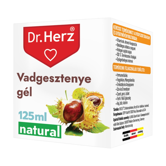 Dr. Herz Vadgesztenye gél 125 ml