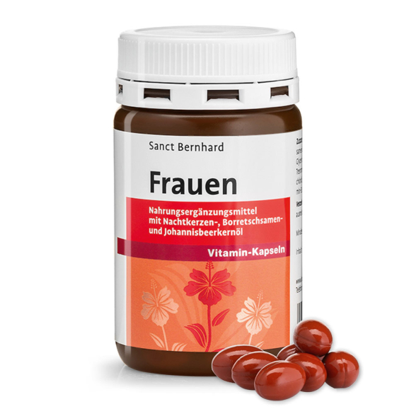 Sanct Bernhard Vitamin kapszula nőknek ligetszépe-,borágómag-, ribizlimagolajjal 60 db