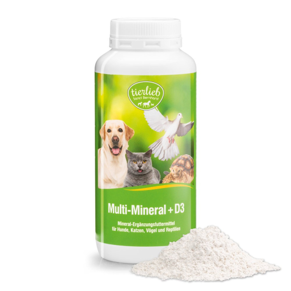 Tierlieb /Sanct Bernhard/ Multi ásványi anyag+D3 vitamin por kutyáknak és macskáknak 200g