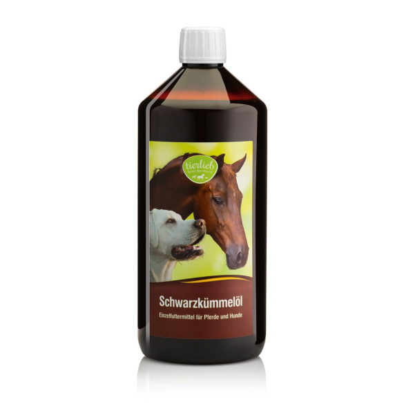 Tierlieb /Sanct Bernhard/ Feketeköménymag olaj kutyáknak és lovaknak 1000 ml  (100% tisztaságú)