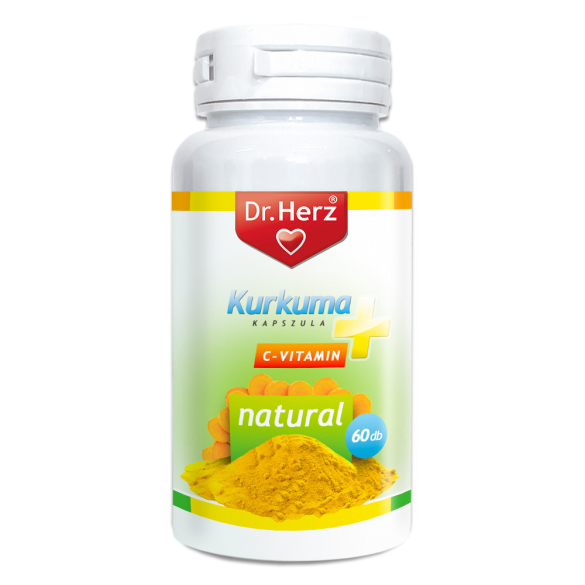 Dr. Herz Kurkuma+C-vitamin kapszula 60 db 