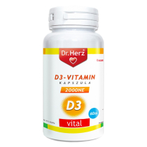 Dr. Herz D-vitamin 2000 NE 60 db lágykapszula 