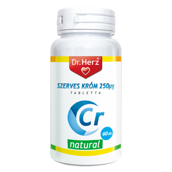 Dr. Herz Szerves Króm-pikolinát 250 µg tabletta 60 db 