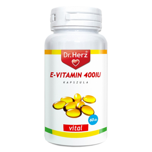 Dr. Herz E-vitamin 400IU lágyzselatin kapszula 60 db