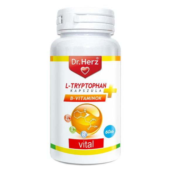 DR Herz L-Tryptophan + B-vitaminok 60 db kapszula 