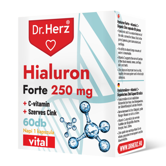 DR Herz Hialuron Forte 250 mg 60 db kapszula  doboz