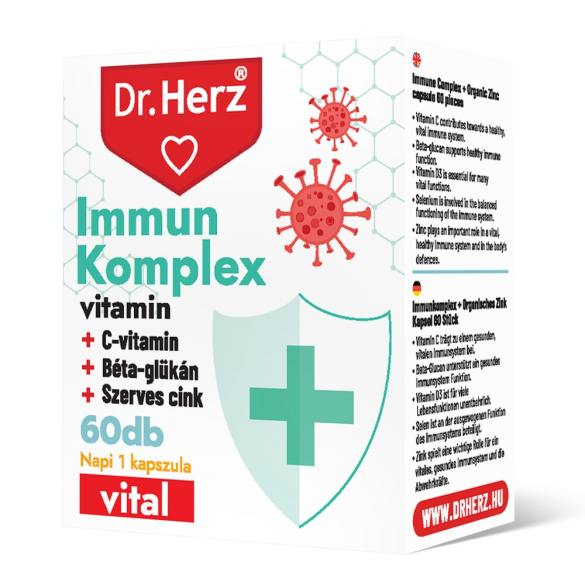 Dr. Herz Immun komplex kapszula 60 db DOBOZOS
