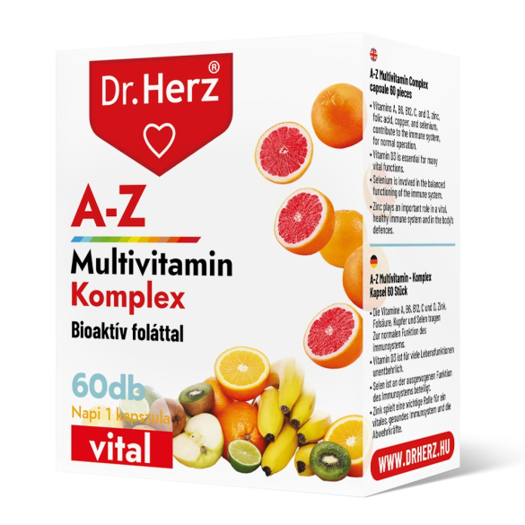 Dr. Herz A-Z Multivitamin Komplex kapszula 60db DOBOZOS