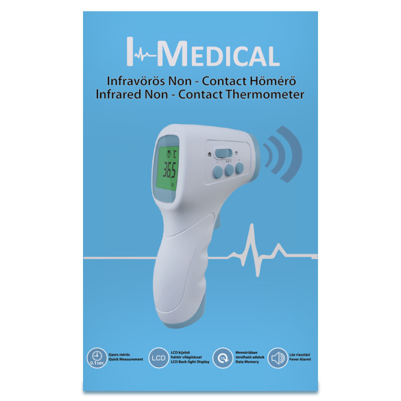 I-Medical NON CONTACT érintés nélküli pisztolyos hőmérő