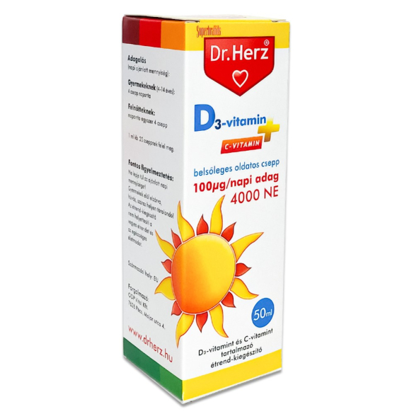Dr. Herz D-vitamin csepp 50ml