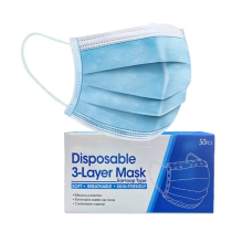 Medical 3 rétegű egészségügyi maszk fülpánttal 50db